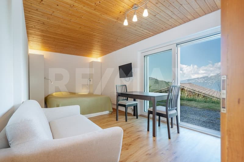 Le montagne di fronte agli occhi, il lago ai piedi - chalet di vacanza con 4,5 locali e studio aggiuntivo (10)