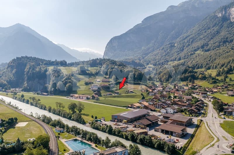 Baulandparzelle in Willigen Wohnen an sonniger Hanglage mit Weitblick (2)