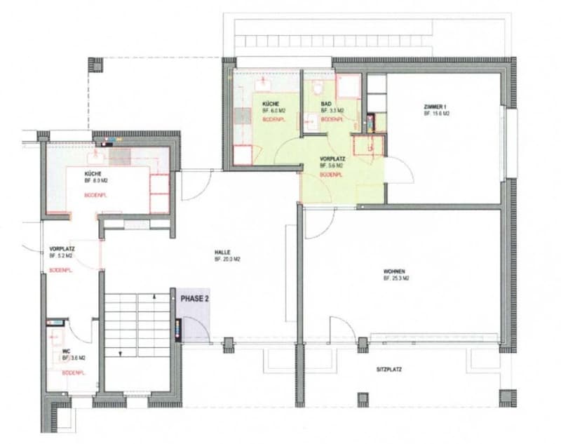 Tolle 2 Zimmer-Wohnung mit gedecktem Sitzplatz und Gartenanteil (8)