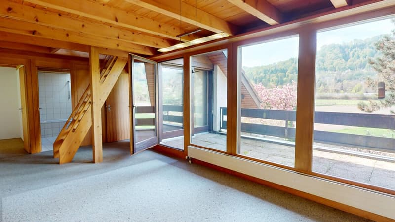 Essbereich und Balkon OG