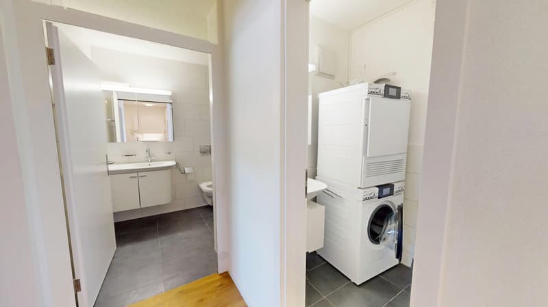Dusche/WC und Waschturm
