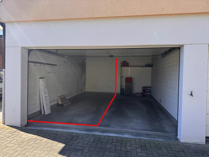 Garage, linke Hälfte