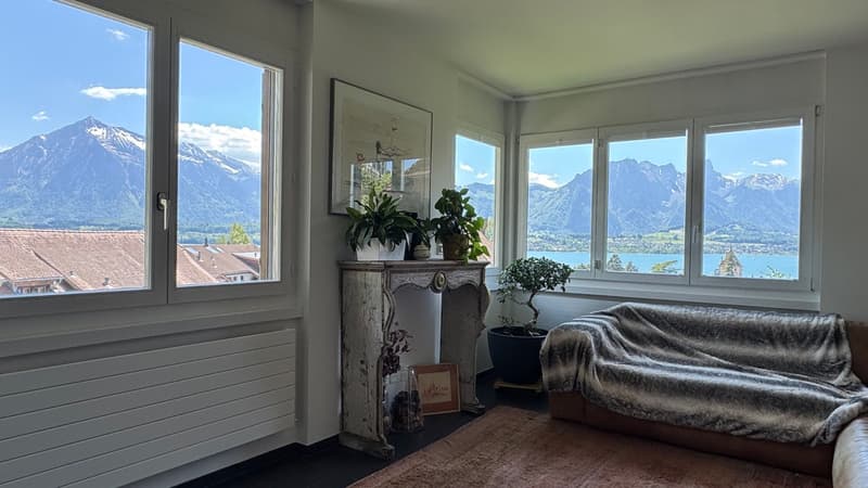 Wohnzimmer mit Aussicht
