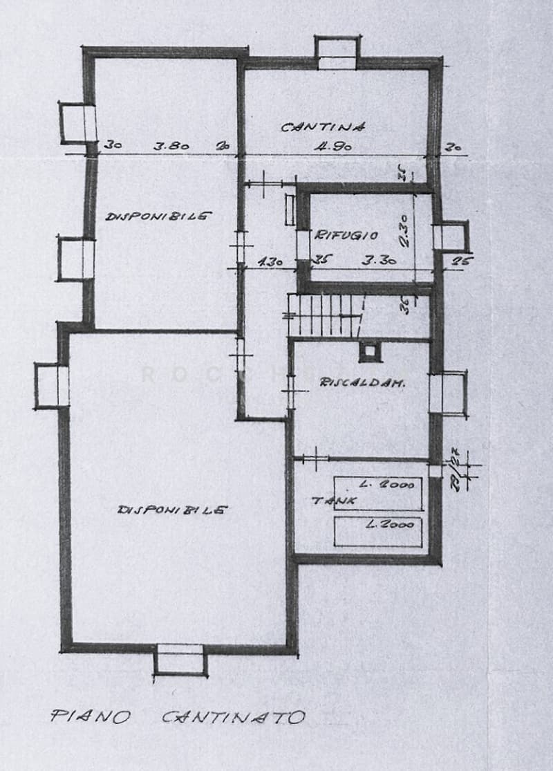 Piano cantina / Kellergeschoss / Basement