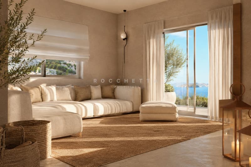 Design mediterraneo con vista da sogno sull'Arcipelago della Maddalena (3)