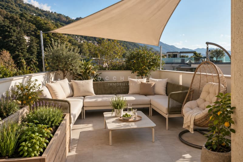 Nuovo attico con esclusiva terrazza sul tetto e grandiosa vista a 360 (3)