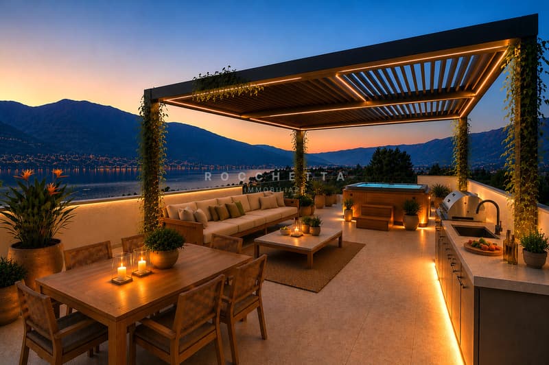 Nuovo attico con esclusiva terrazza sul tetto e grandiosa vista a 360 (4)