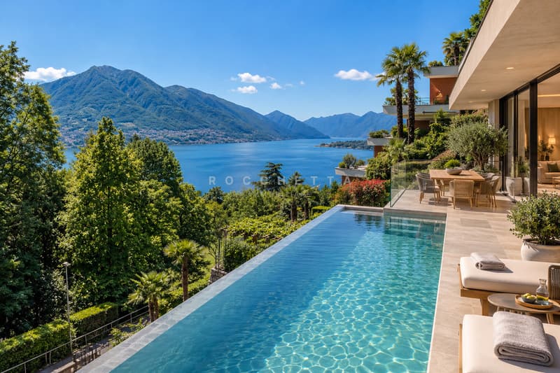 Terreno in posizione ricercata e con fantastica vista lago (1)
