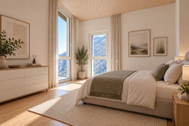 Casa unifamilare con tanto sole e fantastica vista nel verde (9)
