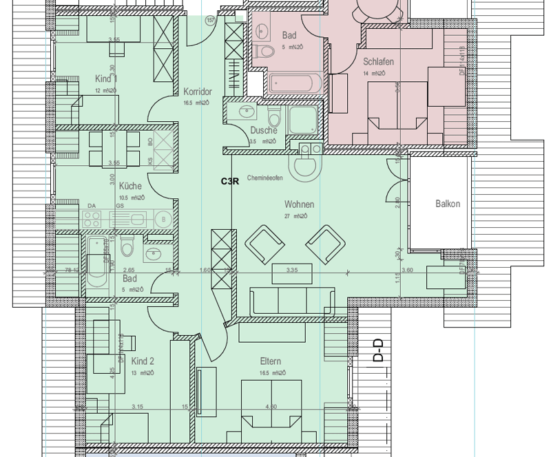 Helle 4.5-Zimmer-Wohnung mit Balkon in Balsthal (11)