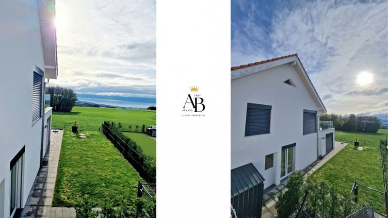 Exklusiv: Modernes Apartment mit Seeblick und Bergblick/ Arzier-L-Muids (12)