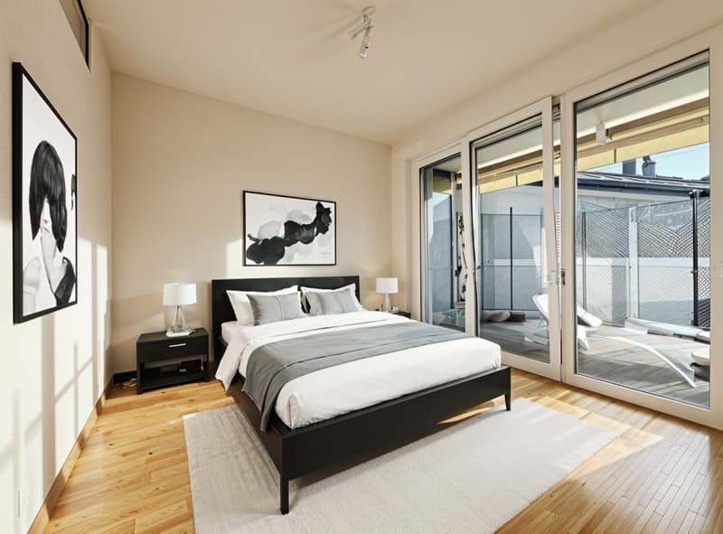 Magnificent Apartment with a very beautiful 25 m2 terrace in the center of St-Cergue (5)