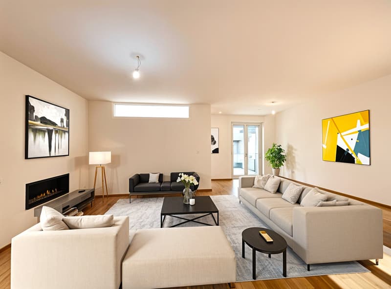 Magnificent Apartment with a very beautiful 25 m2 terrace in the center of St-Cergue (1)