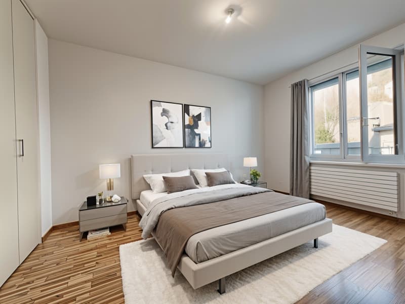 Magnificent Apartment with a very beautiful 25 m2 terrace in the center of St-Cergue (6)