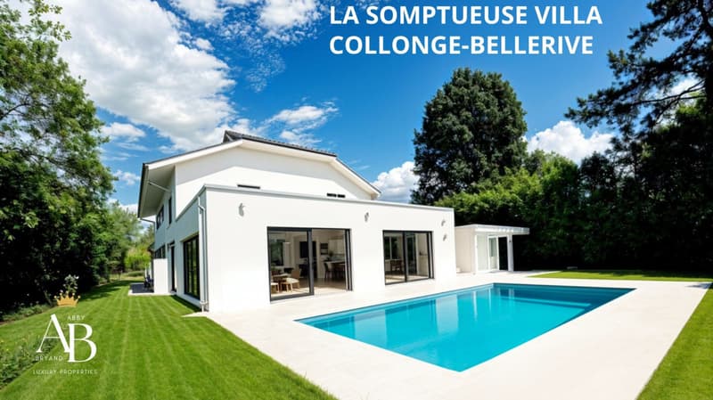 La somptueuse Villa : une élégante villa familiale / Collonge-Bellerive (1)