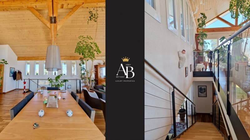 Exclusive: Lake view Villa, beautiful individual Villa in Arzier-Le-Muids (5)