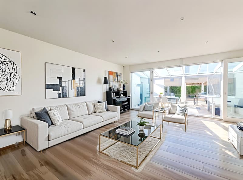 Magnificent Minergie and contemporary villa, Bellevue (2)