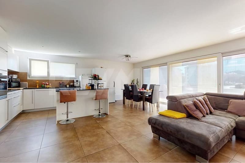 Un appartement où lespace se vit aussi bien à lintérieur quà lextérieur (1)