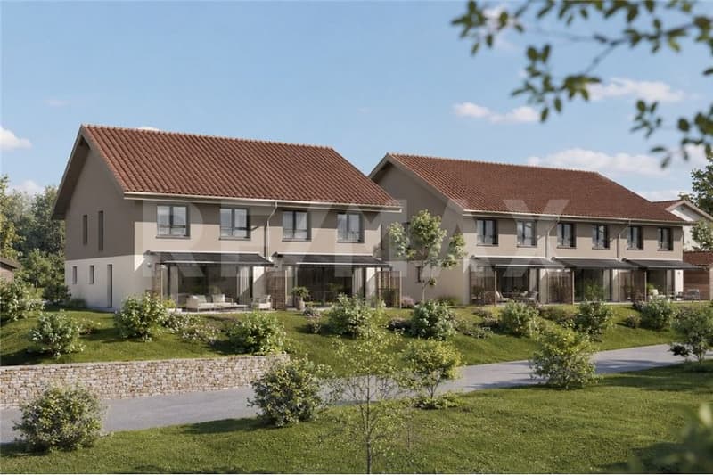 Nuova promozione di 5 belle case a schiera a Montagny (FR) ! (1)