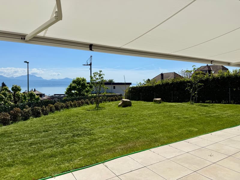 Magnifique appartement de 3,5 pièces avec vue sur le lac et les montagnes à Pully (2)