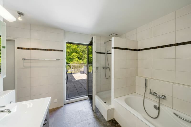 Appartement de terrasse représentatif et moderne avec panorama alpin inobstructable (7)