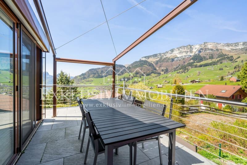 Idyllic single-family house with winter garden and breathtaking view of Lake Walen (7)