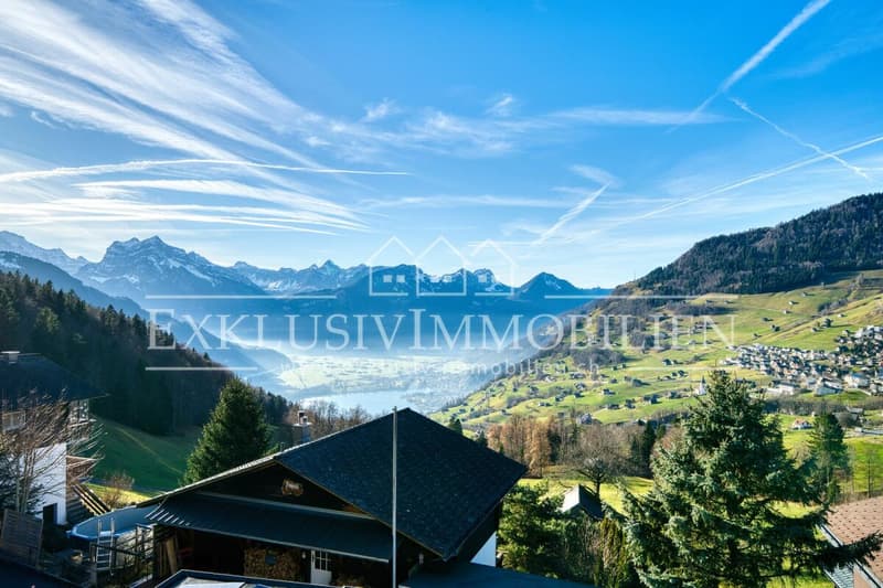Idyllic single-family house with winter garden and breathtaking view of Lake Walen (2)