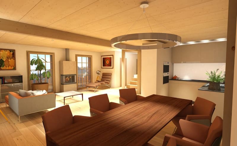 Modern Chalet with Sustainable Construction and Mountain Panorama (6)