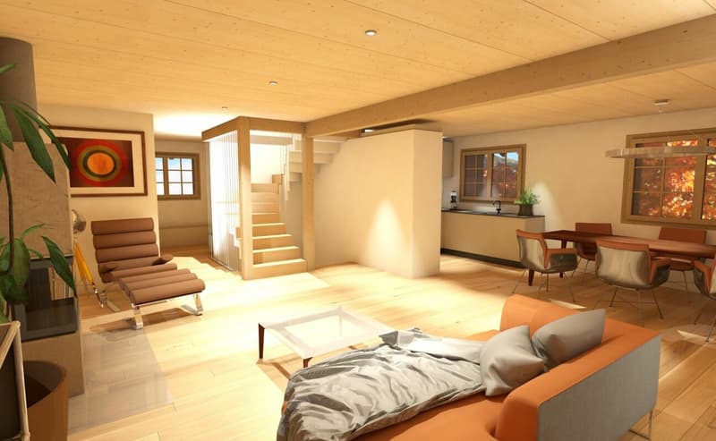 Modern Chalet with Sustainable Construction and Mountain Panorama (7)