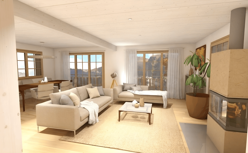 Modernes Chalet mit nachhaltiger Bauweise und Bergpanorama (1)