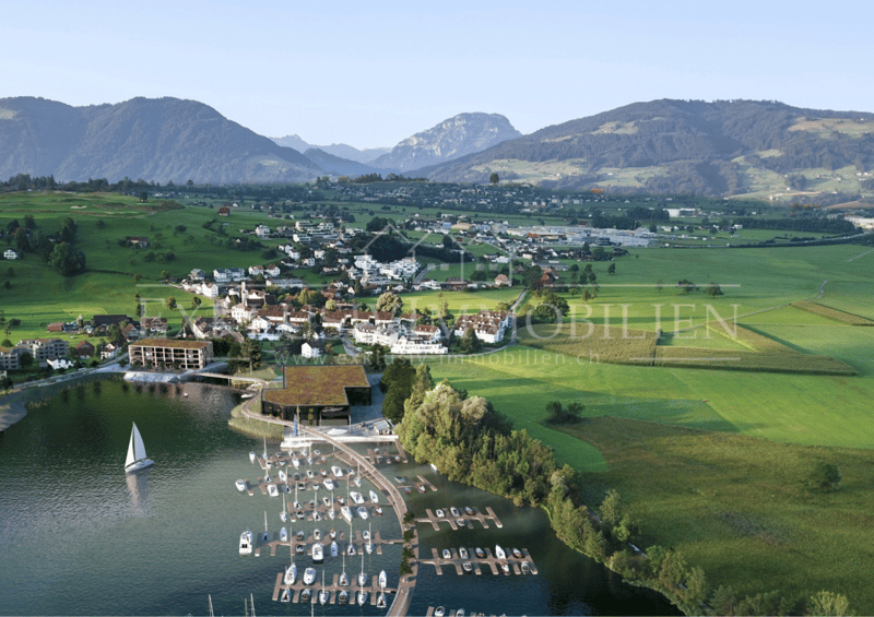 Près de 4'000 m² de terrain à bâtir de luxe avec un panorama sur le lac en pente - sans obligation d'architecture copie (3)
