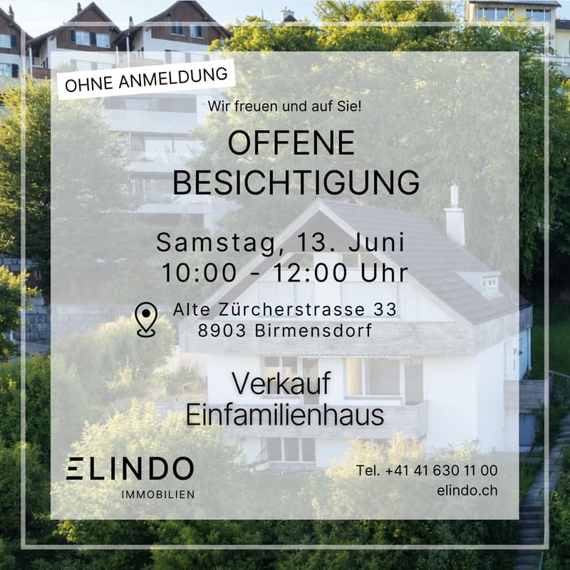 Casa unifamiliare di 6 locali con grande terreno e vista mozzafiato a Birmensdorf ZH (2)