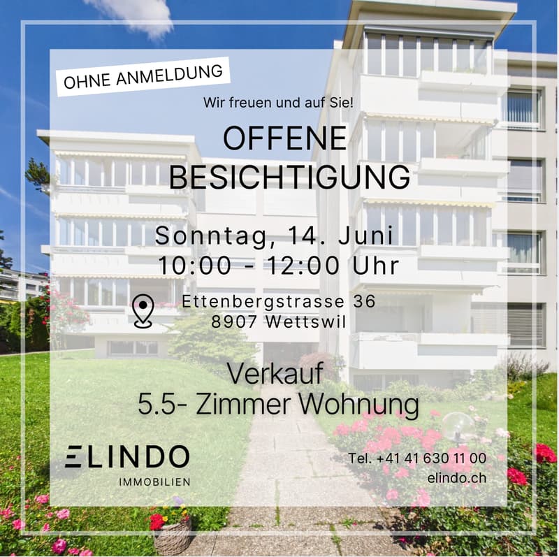 Appartement lumineux 5.5 pièces avec jardin d'hiver à Wettswil am Albis (1)