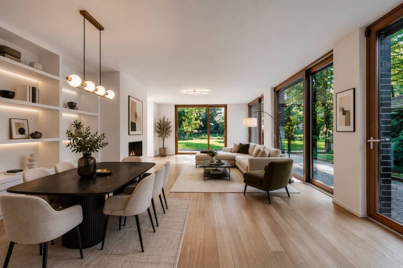 Villa contemporaine au cur de Cologny (2)