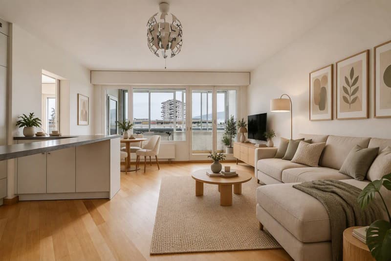 À louer Agréable appartement de 2 pièces (4)