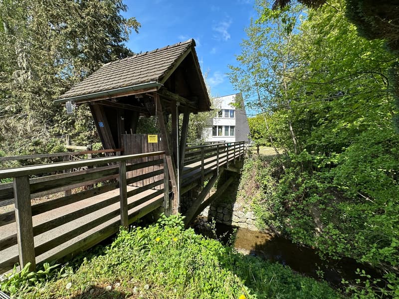 Brücke zum Anwesen