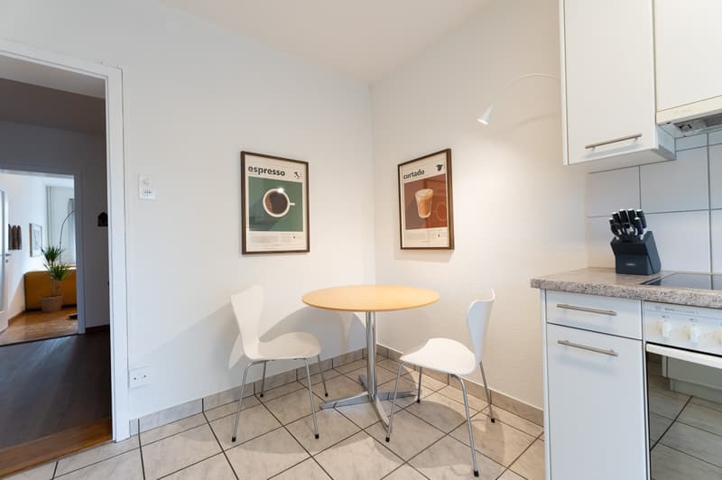 Zentrale 3.5-Zimmer-Wohnung mit Geschirrspüler, Waschmaschine, Trockner und Balkon für Kurzaufenthalte (20)