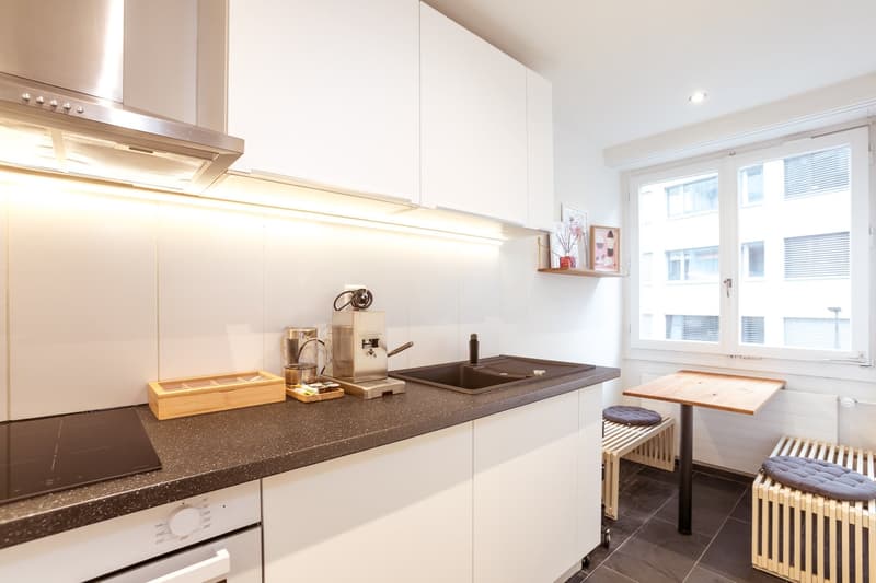 Stilvolle möblierte 1.5-Zimmer-Wohnung in Kleinbasel – ruhig zum Hof, all-inclusive, ab 6 Monaten (4)