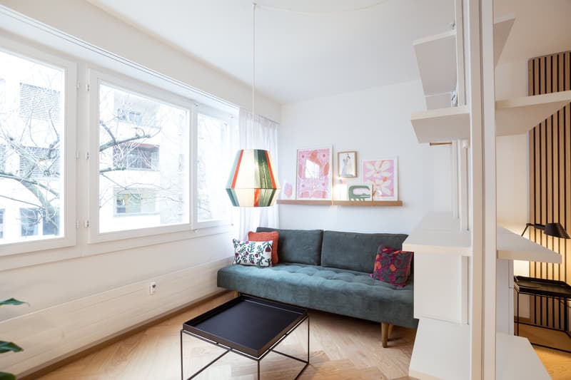 Stilvolle möblierte 1.5-Zimmer-Wohnung in Kleinbasel – ruhig zum Hof, all-inclusive, ab 6 Monaten (15)