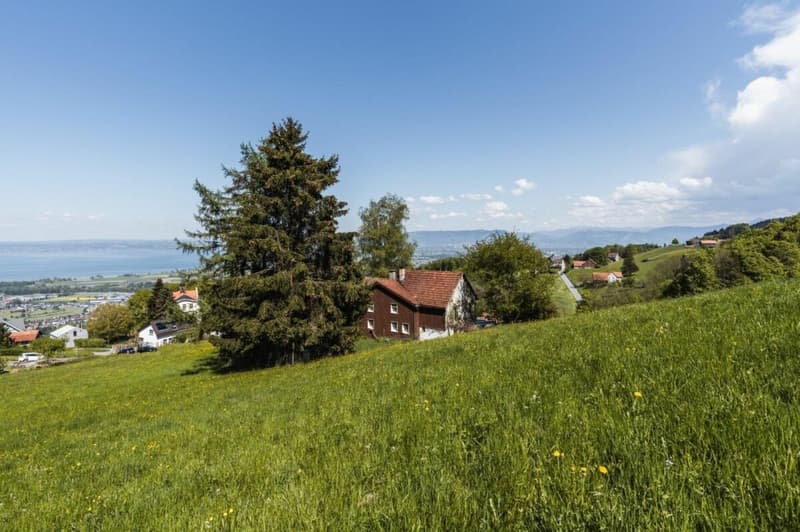 Unobstructable lake view - 1,174 m² plot - New construction possible (3)