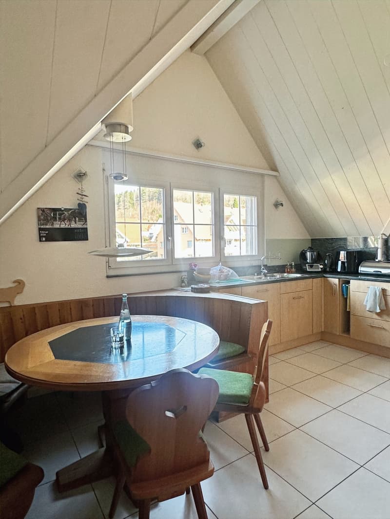 Appartement de maisonnette exclusif de 5,5 pièces avec panorama alpin à Hittnau (4)