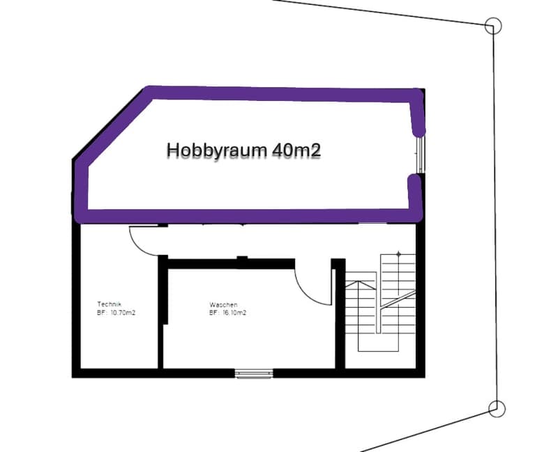 Locale hobby incl. box garage in affitto a Bürglen (2)