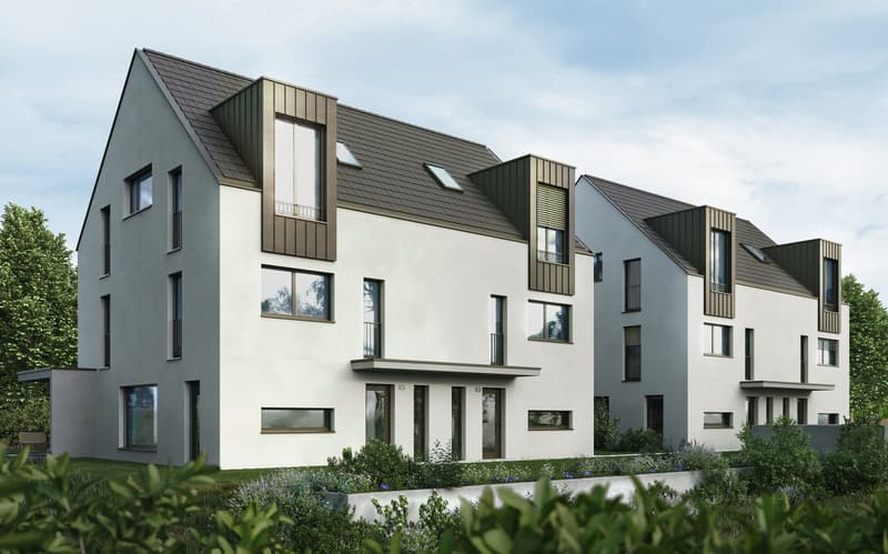Double-family houses in Schleinikon ZH - New construction project (2)