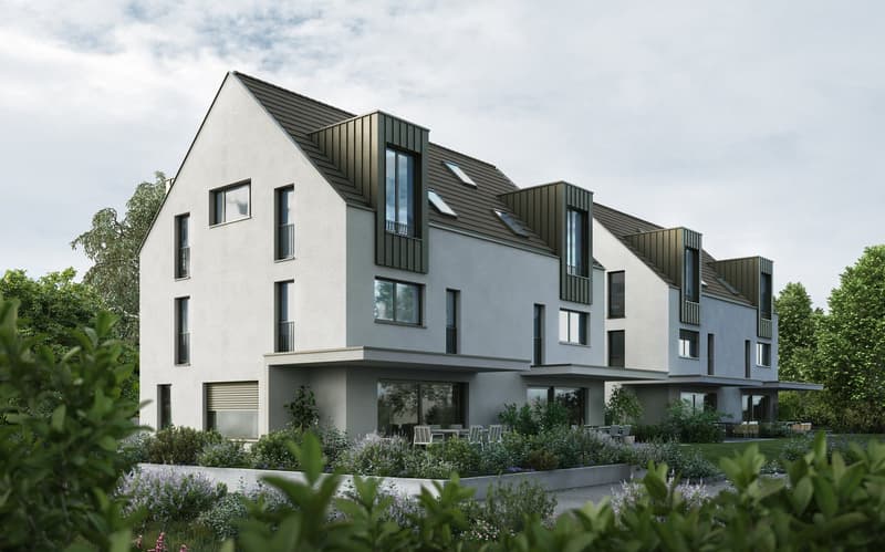 Double-family houses in Schleinikon ZH - New construction project (1)