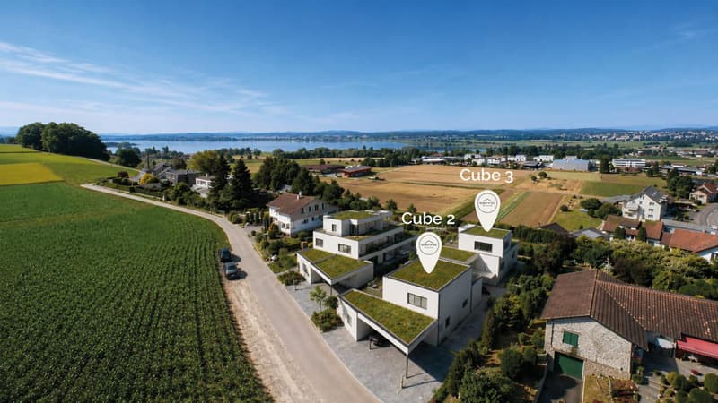 Exclusive new building: Bauhaus design house with breathtaking lake view in prime location in Tägerwilen (9)