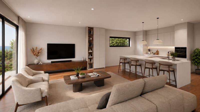 Exclusive new building: Bauhaus design house with stunning lake views in prime location in Tägerwilen (11)