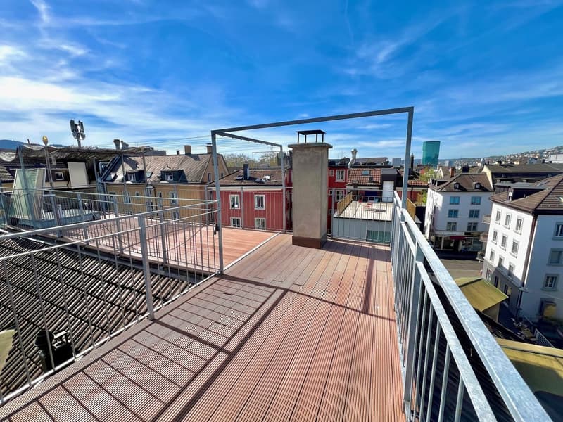 Zentrales Zimmer mit eigener Rooftop Terrace mitten im Kreis 4 :) (8)
