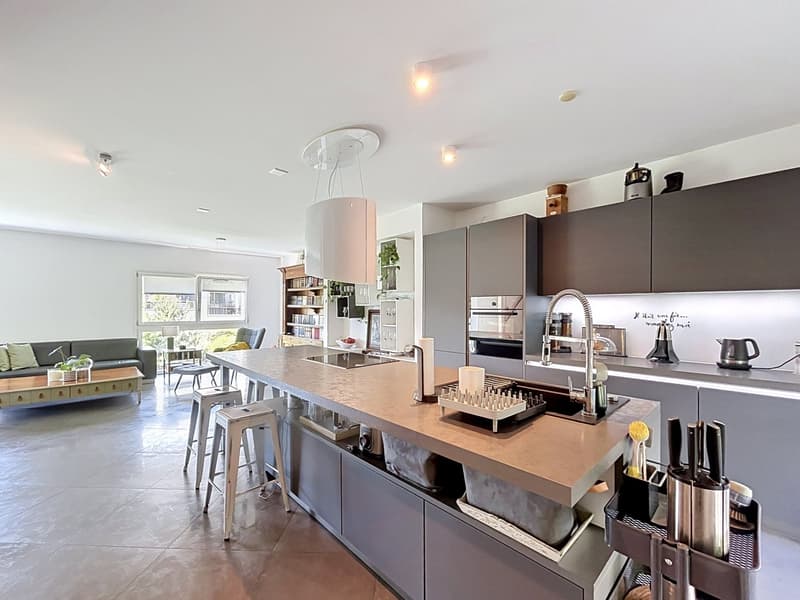 Triplex 5.5 rooms with independent space, close to the lake and EPFL (3)