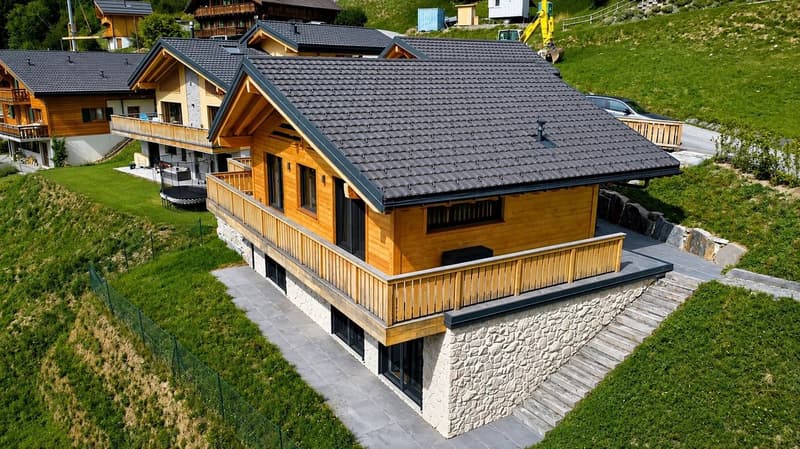 Chalet d’exception face aux Dents du Midi, secteur privilégié de Champéry (18)