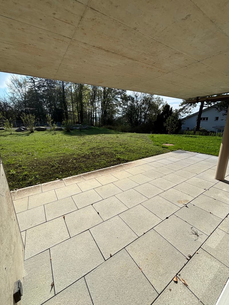 ERSTVERMIETUNG Sommerparadies: 3.5 Zimmer-Wohnung mit 515m2 Garten (3)